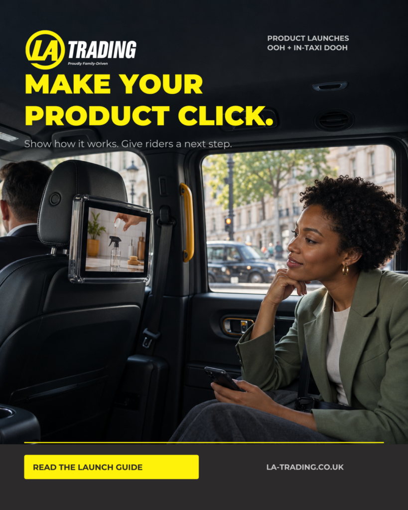 OOH and DOOH for Product Launches in 2026​ - La Trading Taxi Advertising 2026 Blogs.jpg